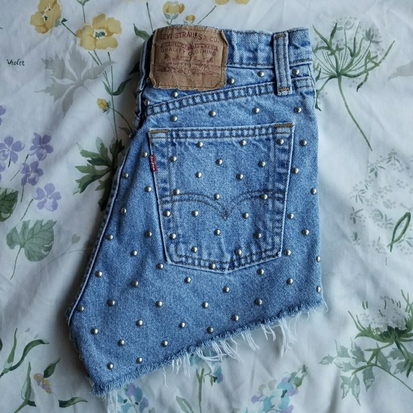 Vintage Pants - Vintage levis furst of a kind shorts